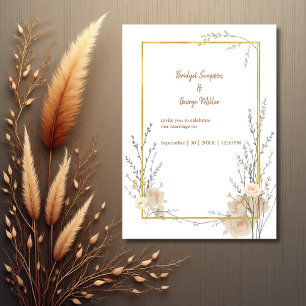 Rustic Earthy Floral Harmony Wedding