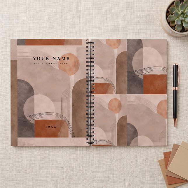 RUSTIC EARTHY RERO SHAPES STYLE PLANNER (Creator Uploaded)