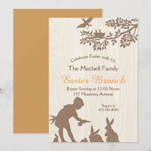 Rustic Easter Brunch Invitation