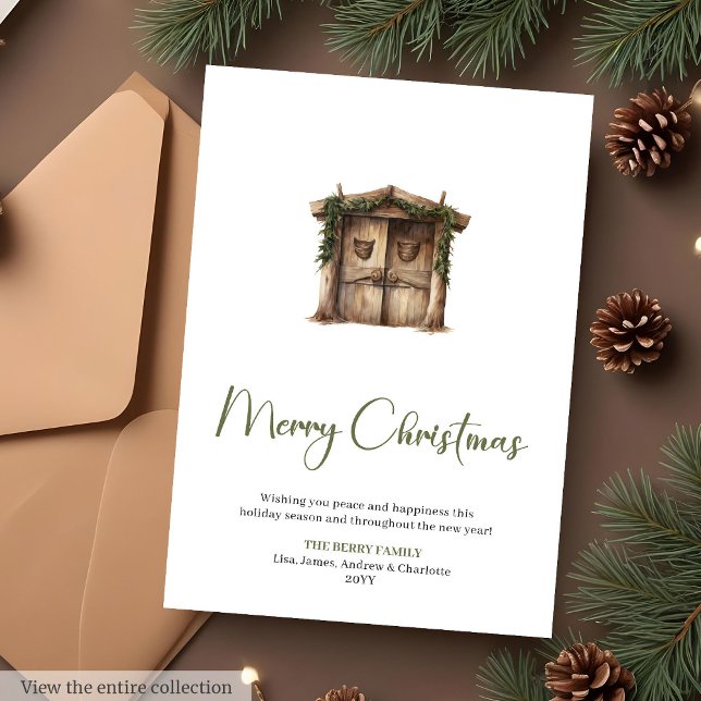 Rustic Editable Warmish Holiday Christmas Greeting Card (Rustic Editable Warmish Holiday Christmas Greeting Card

)