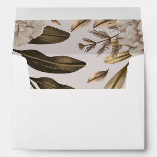 Rustic Elegance Floral stationery Envelopes