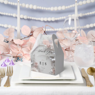 Rustic Elegant 3D Floral Wedding Favour Box