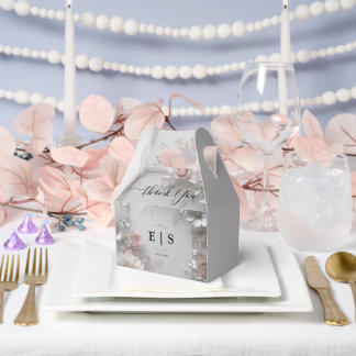 Rustic Elegant 3D Floral Wedding Favour Box