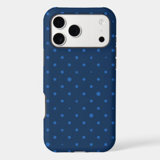 Rustic Elegant Blue & Black Stars