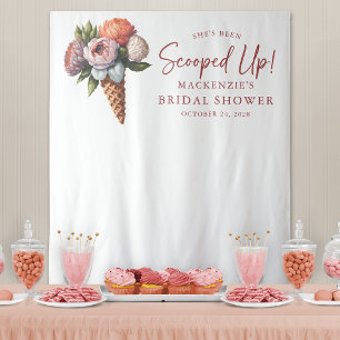 Rustic Elegant Boho Ice Cream Bridal Shower Tapestry