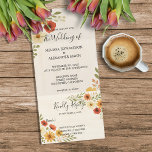 Rustic elegant boho watercolor floral wedding all in one invitation<br><div class="desc">Rustic elegant boho watercolor floral wedding Invitation and RSVP card in one.
For spring,  summer,  fall,  or winter wedding.
You can easily add your own text to create a very personal and unique wedding all in one invitation.</div>