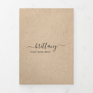 Rustic Elegant Business Brochure