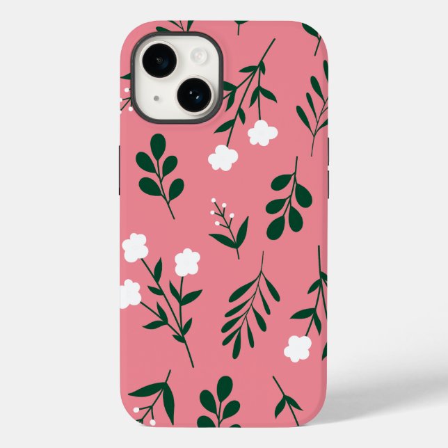 Rustic Elegant  Floral  Case-Mate iPhone Case (Back)