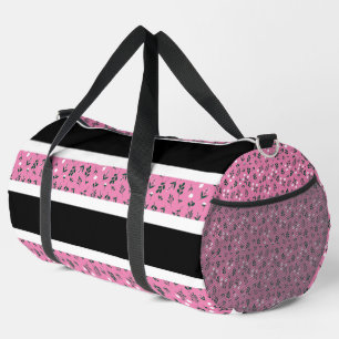 Rustic Elegant  Floral  Pattern Duffle Bag