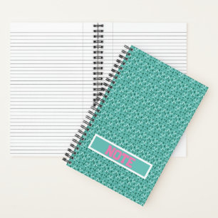 Rustic Elegant Floral Pattern Notebook