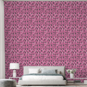 Rustic Elegant  Floral   Wallpaper