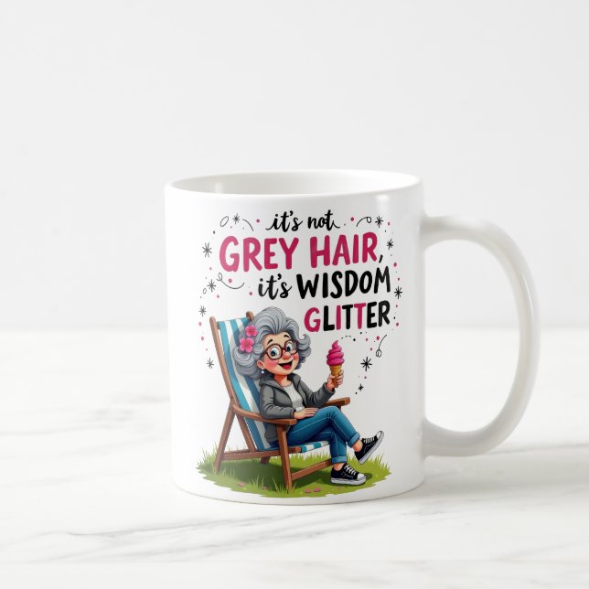 Rustic Elegant  Grandmother Coffee Mug (Right)