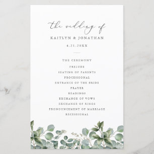 Rustic Elegant Greenery Eucalyptus Wedding