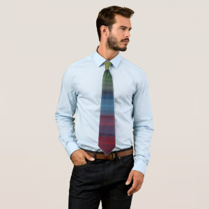Rustic Elegant Multicolor Teal Tie