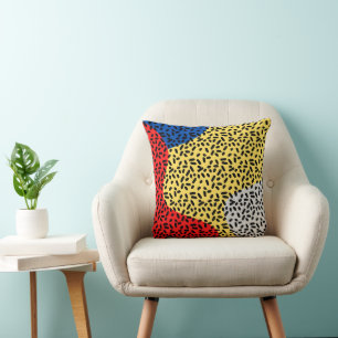 Rustic Elegant Multicolor Throw Pillow