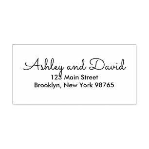 Rustic Elegant Return Address Self-Inking Stamp