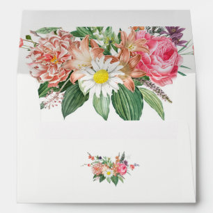 Rustic  elegant trendy floral    Envelope