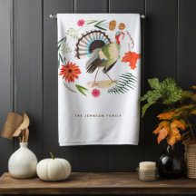 Rustic Elegant Turkey Thanksgiving Botanical
