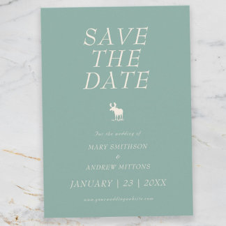 Rustic Elegant Wedding Save the Date