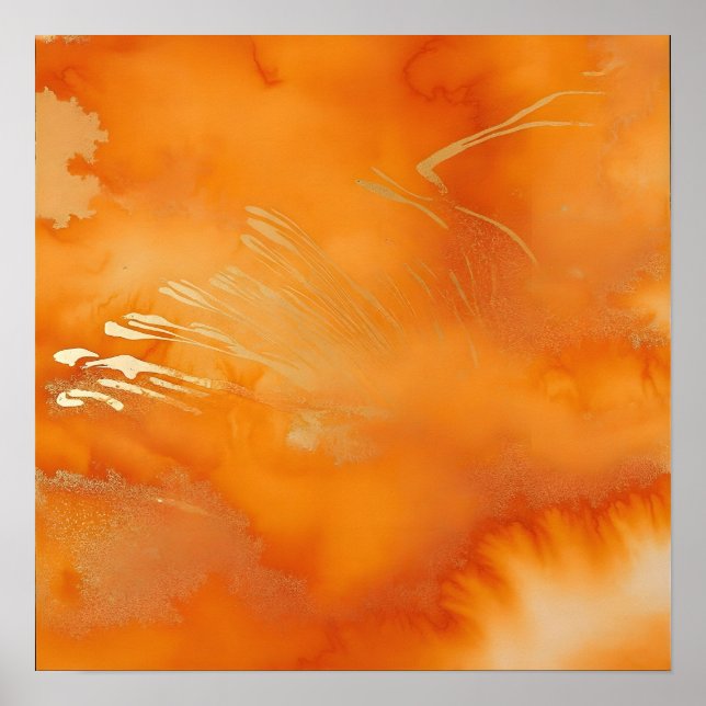 Rustic Ember Drift Poster (Front)