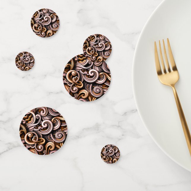 Rustic Energy Swirls  Confetti (Group)
