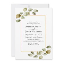 Rustic Eucalyptus Fall Wedding 