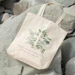 Rustic Eucalyptus Fern Foliage Cross Christening Tote Bag<br><div class="desc">For any further customisation or any other matching items,  please feel free to contact me at yellowfebstudio@gmail.com</div>