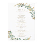 Rustic eucalyptus gold greenery boho wedding