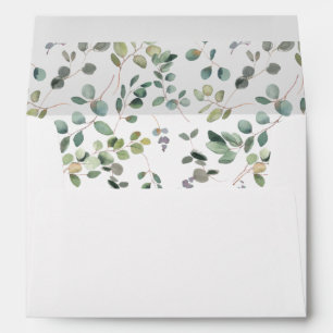 Rustic Eucalyptus Greenery Duo 1 Envelope