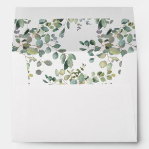 Rustic Eucalyptus Greenery Duo 2 Envelope