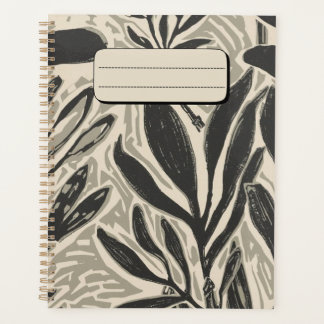 Rustic Eucalyptus Leaves & Branches Notebook Planner