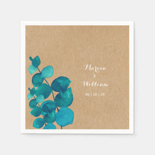 Rustic Eucalyptus Woodland Napkin