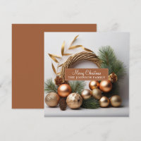 Rustic Evergreen And Wood Wreath