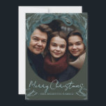 Rustic Evergreen Wreath Frame Christmas Photo Holiday Card<br><div class="desc">A rustic wreath with evergreen colours make these Christmas cards beautiful and intricate. Easily customise to include your picture and message.</div>