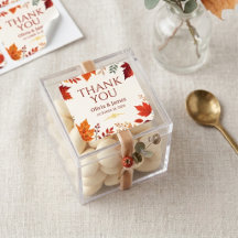 Rustic Fall Autumn Ivory & Orange Leaves