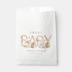 Rustic Fall Baby Shower Favour Bags