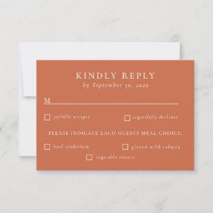 Rustic Fall Country Barn String Lights Wedding  RSVP Card