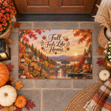 Rustic Fall Feels Like Home Illustration