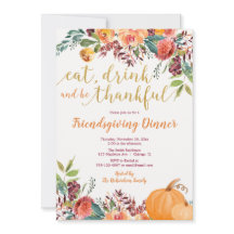 Rustic fall floral Friendsgiving Dinner