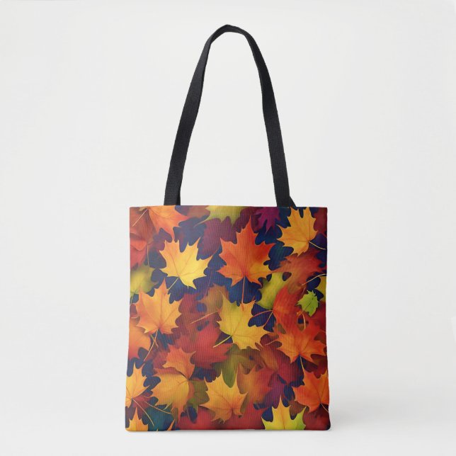 Rustic Fall Foliage Tote Bag (Front)