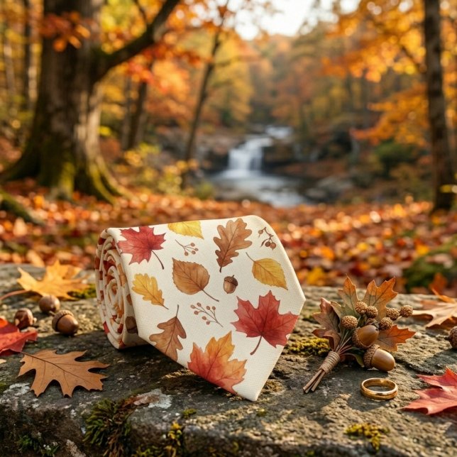Rustic Fall Groomsmen Tie (Creator Uploaded)