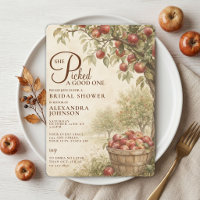 Rustic Fall Harvest Apple Orchard Bridal Shower