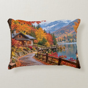Rustic Fall Hideaway Decorative Cushion