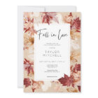 Rustic Fall In Love Fall Wreath Tan Bridal Shower