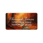 Rustic Fall Leaves Autumn Custom Address Labels