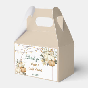 Rustic Fall Pumpkin Favour Box