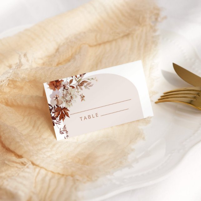 Rustic fall wedding place cards (Creator Uploaded)