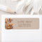Rustic Fall Wedding Return Address