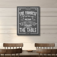 Rustic Family Quote Black White Vintage Chalkboard