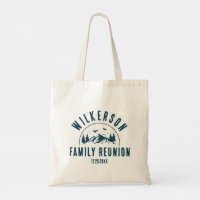 Rustic Family Reunion Cabin Retro Cool Navy